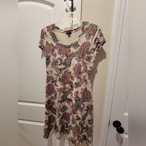 Relativity Multicolor Paisley Patterned Dress